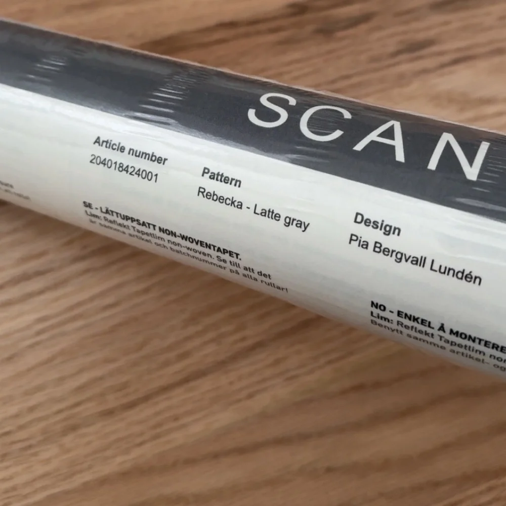 NEW 3 Rolls Scandinavia Pia Bergvall Lunden Green Bows‎ Wallpaper